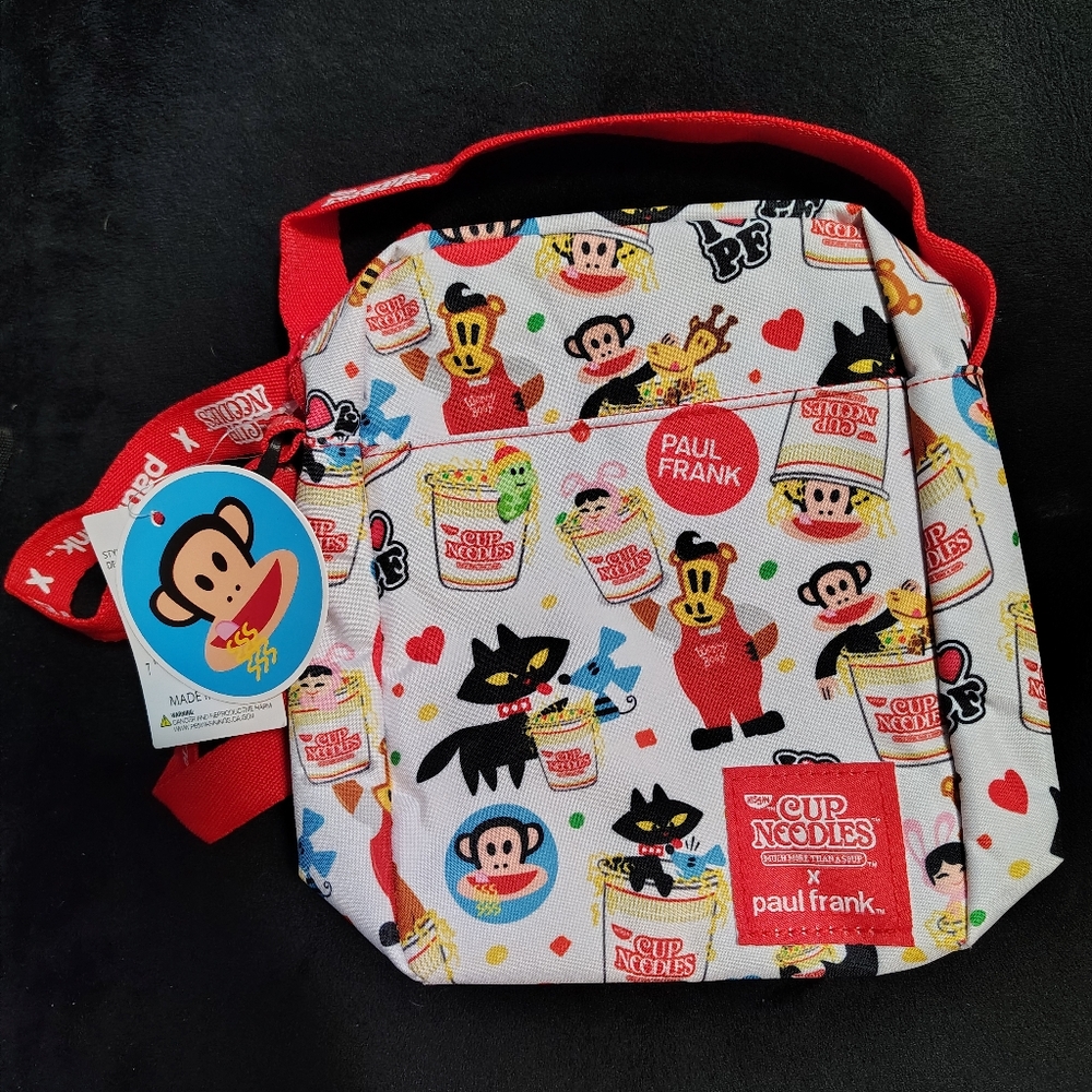 NWT Paul Frank Cup Noodles Crossbody Purse Bag